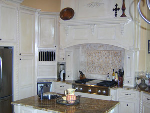 Custom cabinets designed and built by Bailey's Custom Cabinets