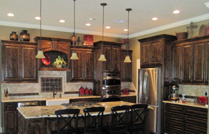 Custom cabinets designed and built by Bailey's Custom Cabinets