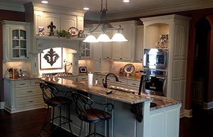 Custom cabinets designed and built by Bailey's Custom Cabinets